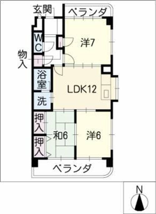 ウィンザーガーデンの間取り