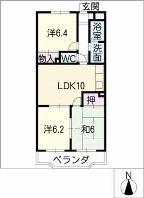 ファミールモリの間取り
