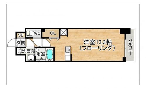 FLレジデンス1405の間取り