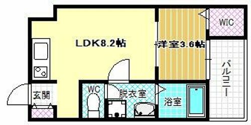 F style天美東8丁目の間取り