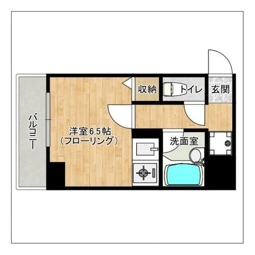 アバンス薬院の間取り