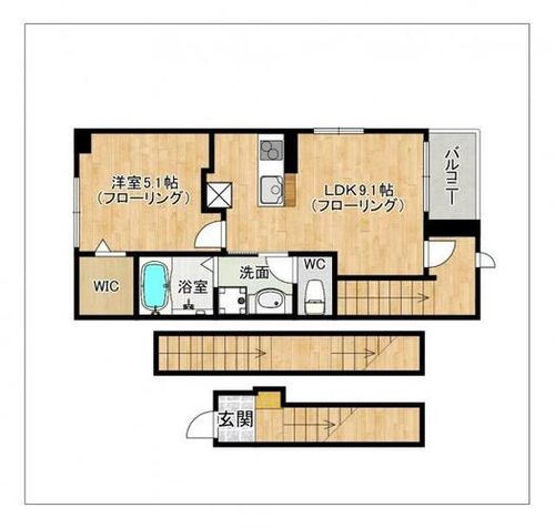 サンセールⅠ302の間取り