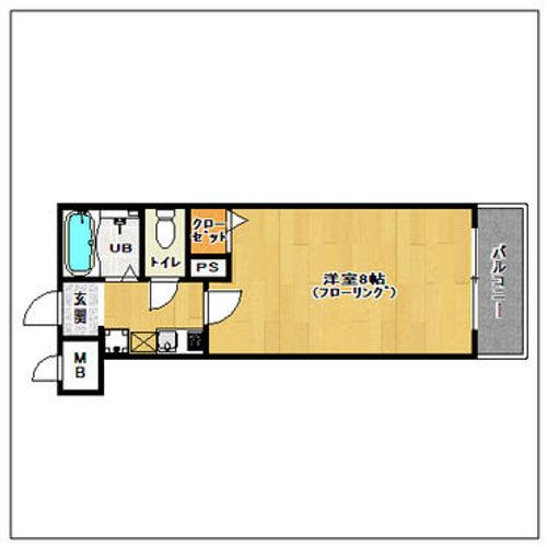 アクタス博多の間取り