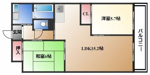 グランドハイツK・Iの間取り