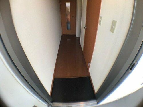 レオパレスドミールの玄関