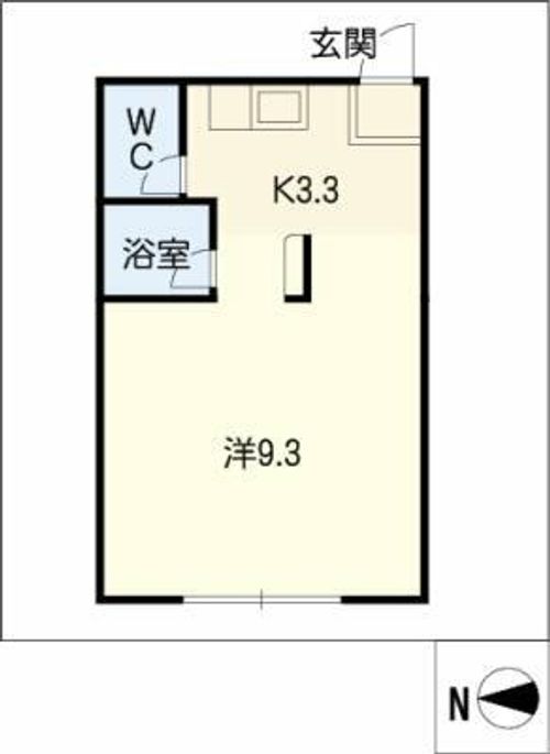 広栄荘7棟の間取り