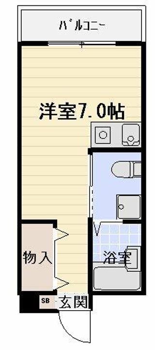大阪府守口市橋波東之町1丁目(マンション)の賃貸物件の間取り
