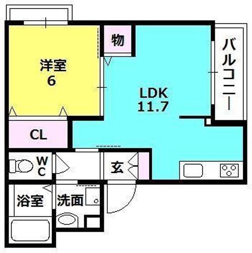 シャーメゾン甲子園高潮103の間取り
