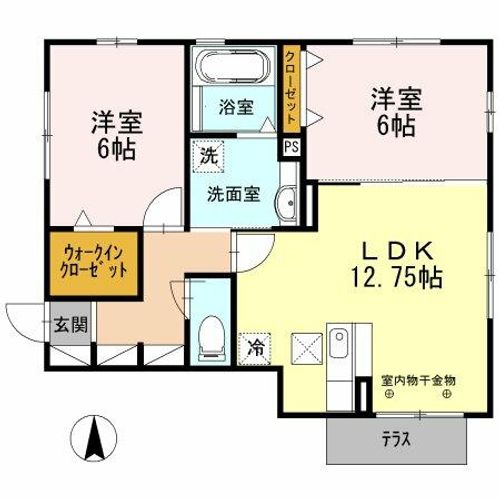 プティ メゾン101の間取り