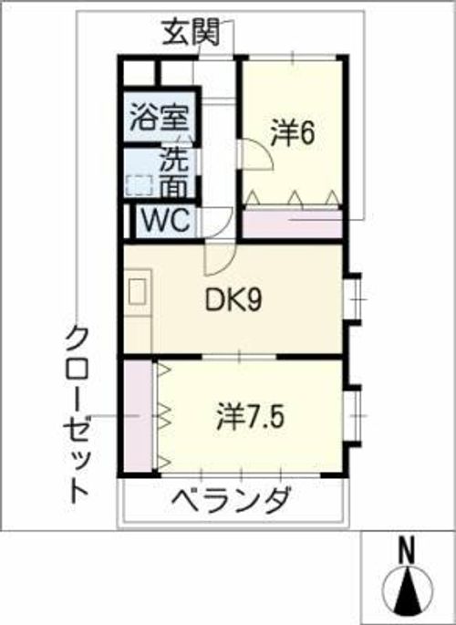 ファミール香の間取り