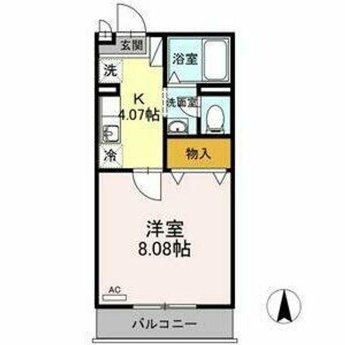 グランシャリオ203の間取り