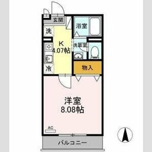 グランシャリオ203の間取り