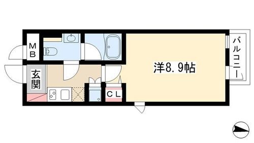 COZY大曽根の間取り