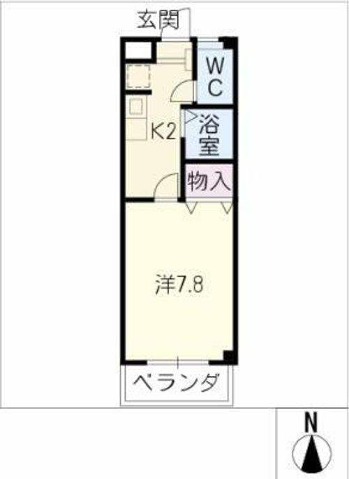コスモM73の間取り