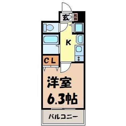 プレサンス泉セントマークの間取り