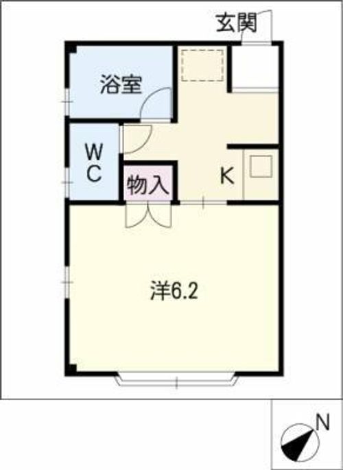 エルメゾンの間取り