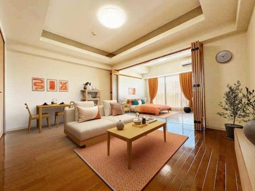 名駅・ドットマンションの居間