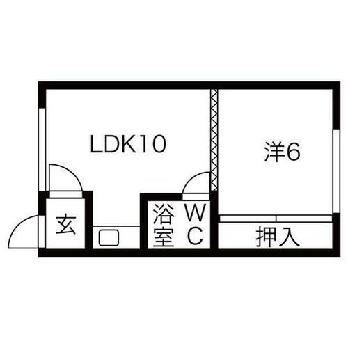 ホワイトハウス206の間取り