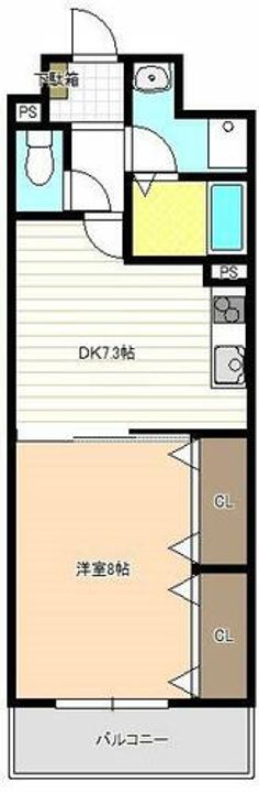 シェソワ21の間取り