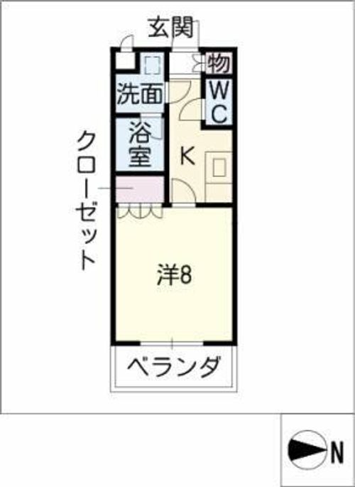 アクシス白山の間取り