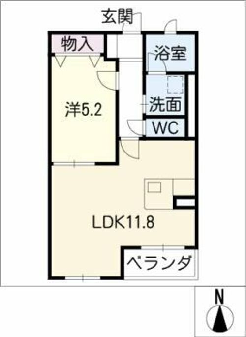 ホリーステージ城山の間取り