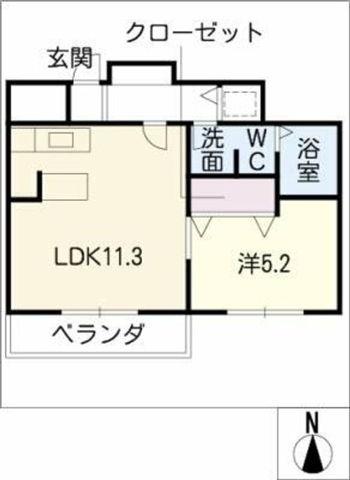 グランディール八事石坂の間取り