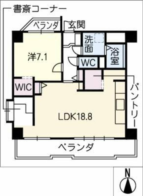 グリーンコート城山の間取り