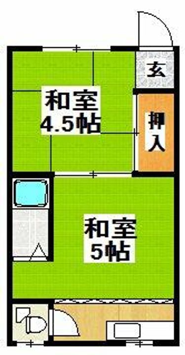 英マンションの間取り