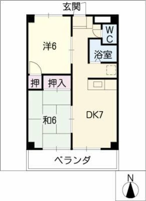 サンセット55の間取り