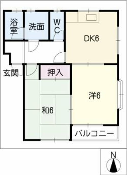 セーラム川澄の間取り