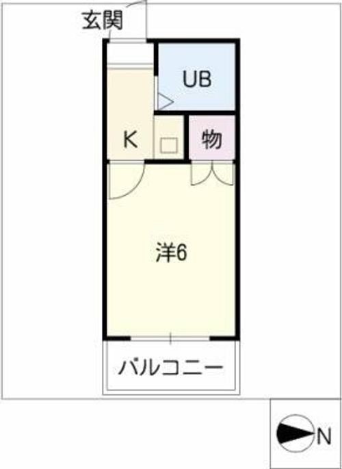 ニッシンハイツ高畑の間取り