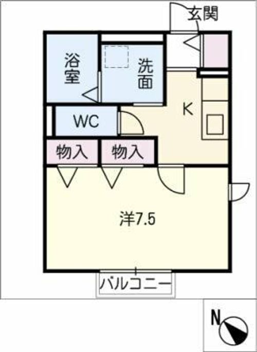 カーサフィオーレの間取り
