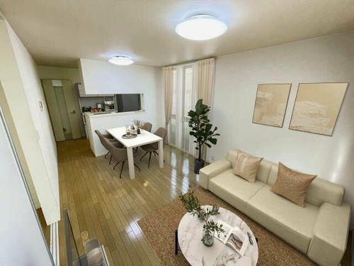 グランヴィラ虹ヶ丘の居間