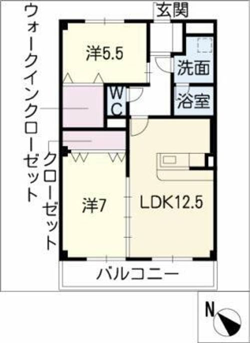 RESIDENCE四季 弐番館の間取り