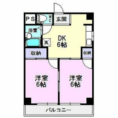 エムズハウス栄5-Aの間取り