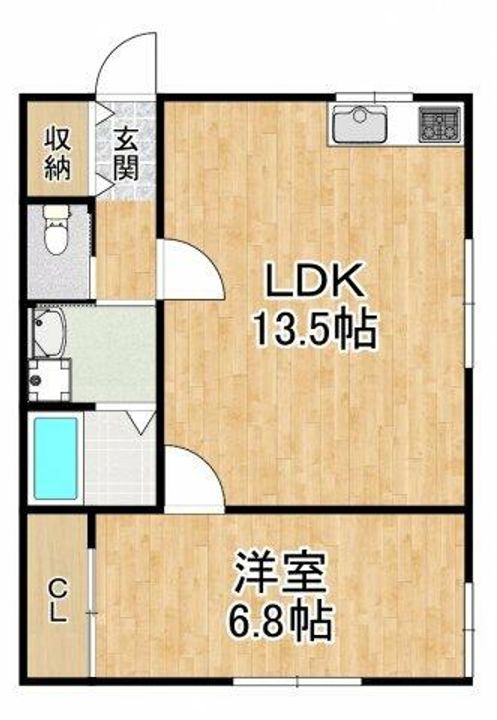 アーブルメゾンF・G・Hの間取り