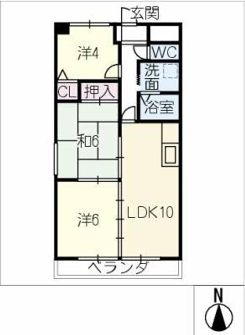 イゾラグランデの間取り