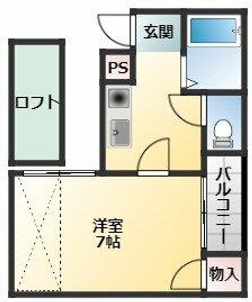 パティオライブの間取り