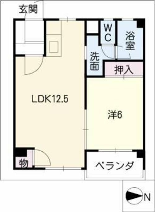 コーポ緑風の間取り