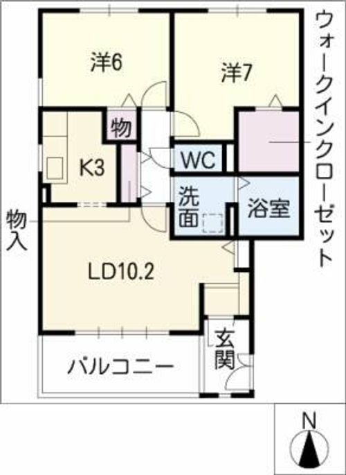 アルシオネの間取り