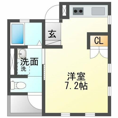 La Clair302の間取り