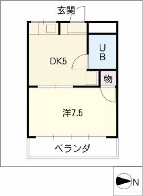 ロジュマン貴船の間取り
