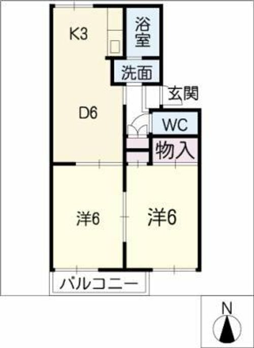 ホワイエはせがわの間取り