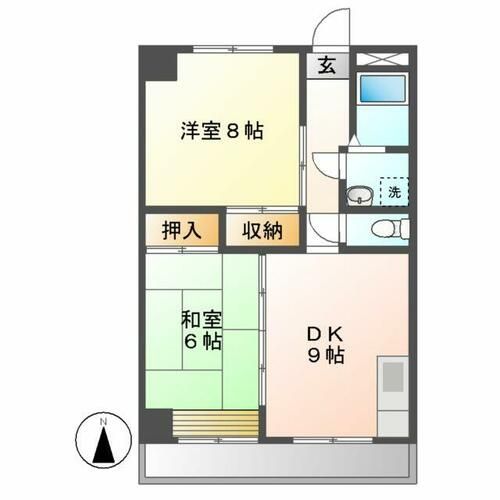 藤本コーポ102の間取り