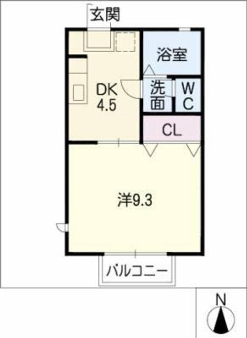 アイリス観月の間取り