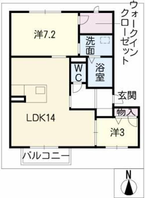 Green Fieldの間取り