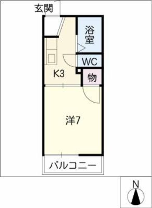 メイツ千成の間取り