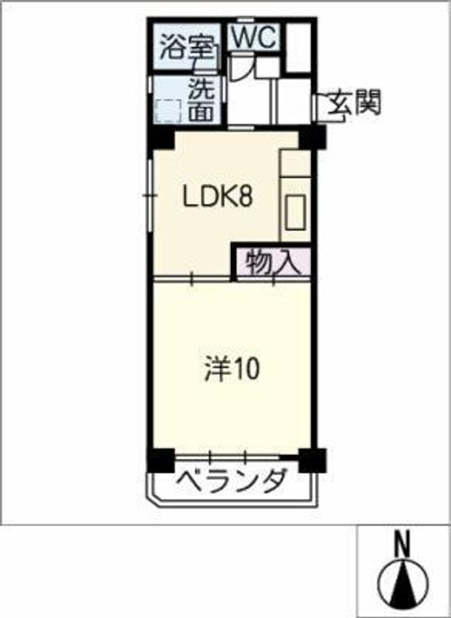 KATOHマンションの間取り