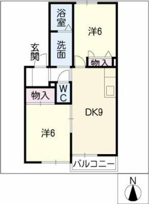 フォーレス東郷 A棟の間取り