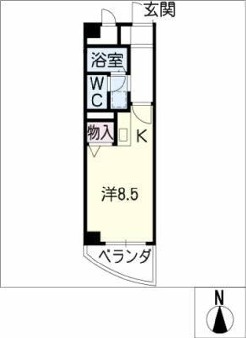 ドミシル野並の間取り